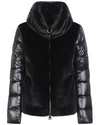 Herno - Jassen ,Zwart ,Nylon Ultralight Bomber Jacket - Lyst