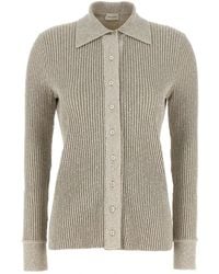 Magda Butrym - Truien & Vesten ,Grijs ,Polyester 21 Cardigan - Lyst