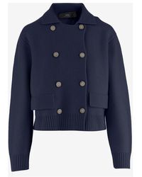 arch4 - Double-Breasted Cashmere Jacket - Lyst