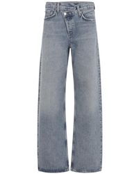 Agolde - Conclusion Arc Criss Cross Jeans - Lyst