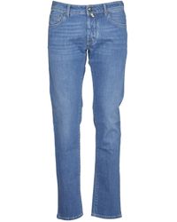 Jacob Cohen Slim Fit Jeans - - Heren - Blauw