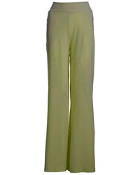 JAPANTKY - Broeken ,Groen ,Leer Nyzuki Marlene Broek - Lyst