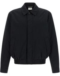 Saint Laurent - Cassandre Katoenen Jas - Lyst
