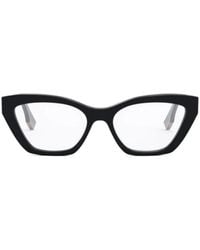 Fendi - Accessoires ,Zwart ,Fe 50067I Cat-Eye Frame - Lyst