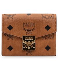 MCM - Accessoires ,Bruin ,Tracy Chain Card Wallet - Lyst