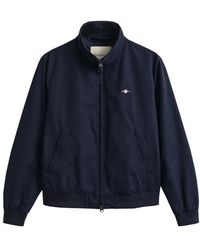 GANT - Jassen ,Blauw ,Katoen Lichtgewicht Hampshire Jack - Lyst