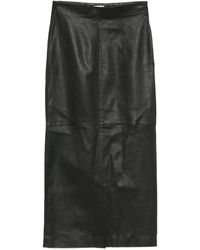 Alysi - Rokken ,Zwart ,Nylon Zwarte Zijden & Nylon Rok - Lyst