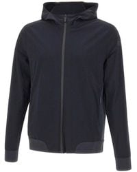 Rrd - Hoodies & Sweatvesten ,Blauw ,Polyester Surflex Winter Soft Touch Hood Zip Fleece - Lyst