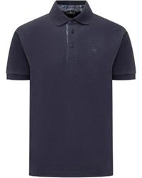 Etro - Tops ,Blauw ,Katoen Pegasus Polo Shirt - Lyst