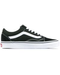 Vans - Klassische schwarz/weiße low-top-sneaker - Lyst