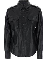 Isabel Marant - Noee Faux Leather Shirt - Lyst