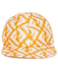 Fendi - Ff Logo-Print Baseball Cap Aus Seide - Lyst