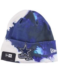 KTZ - Accessoires ,Blauw ,Polyester Dallas Cowboys Nfl Teamkleuren Gebreide Muts - Lyst
