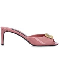 Dolce & Gabbana - Keira Patent Leather Sandal 6Cm Heel For - Lyst