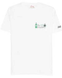 MC2 Saint Barth - Tops ,Wit ,Katoen Portofino T-Shirt - Lyst