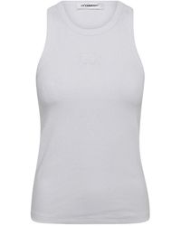 co'couture - Tops ,Wit ,Katoen Saharacc Geborduurde Tanktop - Lyst