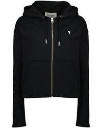 Ami Paris - Ami De Coeur Hoodie Met Rits - Lyst