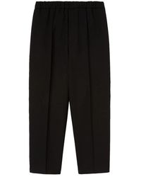 Jil Sander - Zwarte Stijlvolle Broek - Lyst