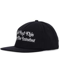 Market - Accessoires ,Zwart ,Katoen Zwarte Platte Klep Pet Snapback Stijl - Lyst