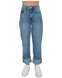 Fracomina - Cropped Jeans - Lyst