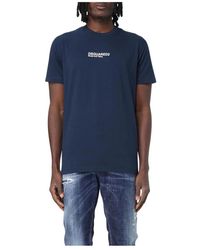 DSquared² - Short Sleeve Crew Neck Tee - Lyst