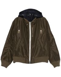 Sacai - Jassen ,Groen ,Nylon Light Jassen - Lyst