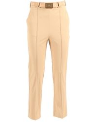 Elisabetta Franchi - Straight Trousers - Lyst