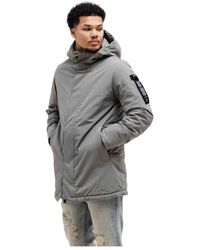 Pure Path - Jassen ,Grijs ,Polyester Groene Parka Winterjas - Lyst