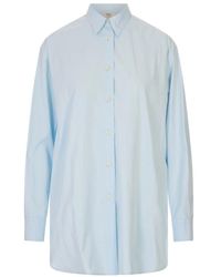 Jil Sander - Lichtgewicht Katoenen Poplin Overhemd - Lyst