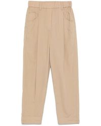 Brunello Cucinelli - Cropped Trousers - Lyst