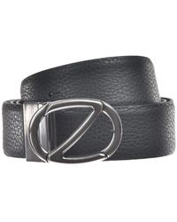 ZEGNA - Stilvolle Braune Lederbrieftasche - Lyst