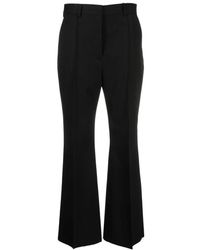 Lanvin - Tailored Creased Wool Broeken - Lyst