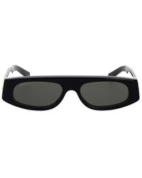 Gucci - Schwarz/graue sonnenbrille gg1771s,weiß/graue sonnenbrille - Lyst
