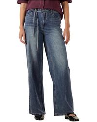 Object - Jeans ,Blauw ,Wijde Jeans Voor Stijlvolle Comfortabele Outfits - Lyst