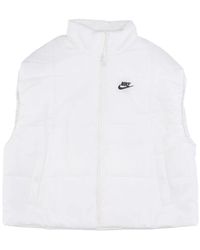 Nike - Mouwloos Donsjack Voor W Thermic Classic Vest Zeil/Zwart - Lyst