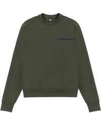 Colmar - Hoodies & Sweatvesten ,Groen ,Katoen Cotton Interlock Crew-Neck Sweatshirt - Lyst