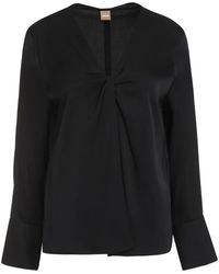 BOSS - Blouses - Lyst