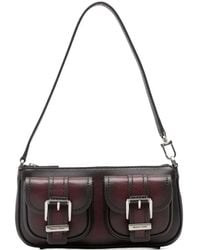 Michael Kors - Rote Leder-Schultertasche - Lyst