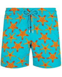 Vilebrequin - Badmode ,Veelkleurig ,Katoen Moorise Zwemshorts - Lyst