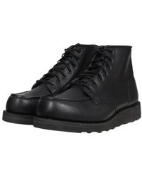 Red Wing - Schoenen ,Zwart ,Klassieke Moc 6-Inch Laarzen - Lyst