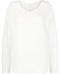 forte_forte - V-Neck Knitwear - Lyst