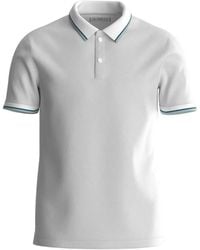 Guess - Weiße textil polo shirt - Lyst