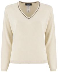 Fabiana Filippi - V-Neck Knitwear - Lyst