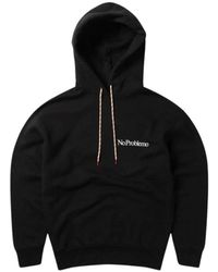 Aries - Hoodies & Sweatvesten ,Zwart ,Katoen No Problemo Hoodie - Lyst