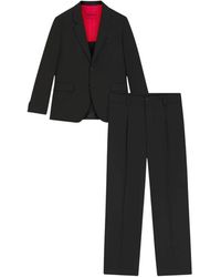 HUGO - Kostuums ,Zwart ,Leer Karlo Suit - Lyst