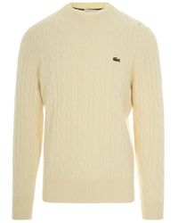 Lacoste - Round-Neck Knitwear - Lyst