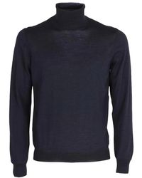 Tagliatore - Truien & Vesten ,Blauw ,Wol Turtleneck - Lyst
