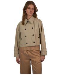 DRYKORN - Korte Trenchcoat Jas - Lyst