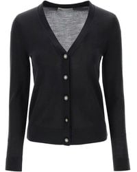 Tory Burch - Cárdigan simone de lana y seda - Lyst