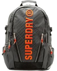 Superdry - Schwarzer Tarp All Over Rucksack - Lyst